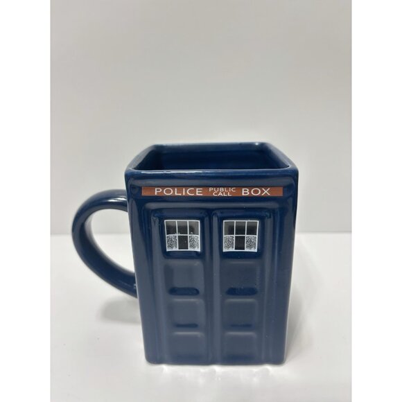 Doctor Who TARDIS 3D Mug Zeon Police Box Ceramic Cup Collectible Mug - Picture 2 of 7